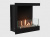 Встроенный биокамин Lux Fire Угловой 490 S (правый угол) Встроенный биокамин Lux Fire Угловой 490 S (правый угол)