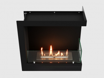 Встроенный биокамин Lux Fire Угловой 490 S (правый угол)