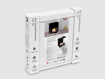 Встроенный биокамин Lux Fire Угловой 490 S (правый угол)