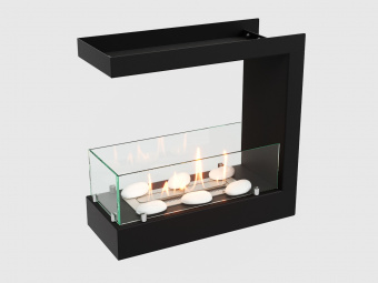 Встроенный биокамин Lux Fire Торцевой 490 S